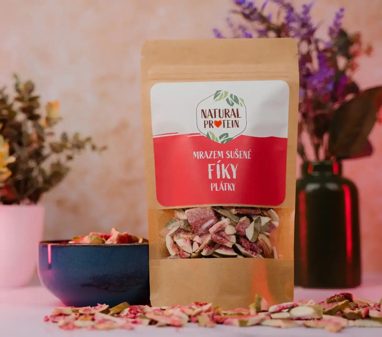 NaturalProtein Mrazem sušené fíky - plátky 35 g