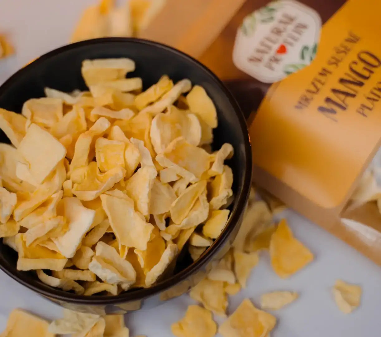 NaturalProtein Mrazem sušené mango - plátky 45 g