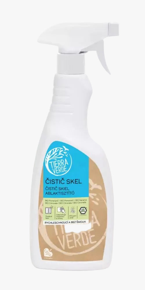 Tierra Verde Čistič skel BIO pomeranč a citronela rozprašovač 750 ml