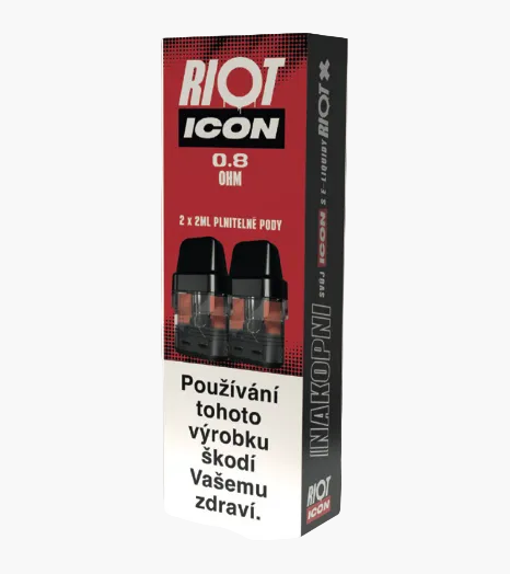 RIOT ICON 2x náhradní Pod 0,8 Ω