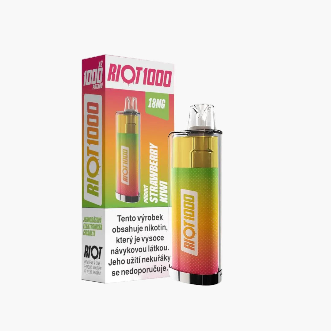 Riot 1000 Strawberry Kiwi 18mg 2ml