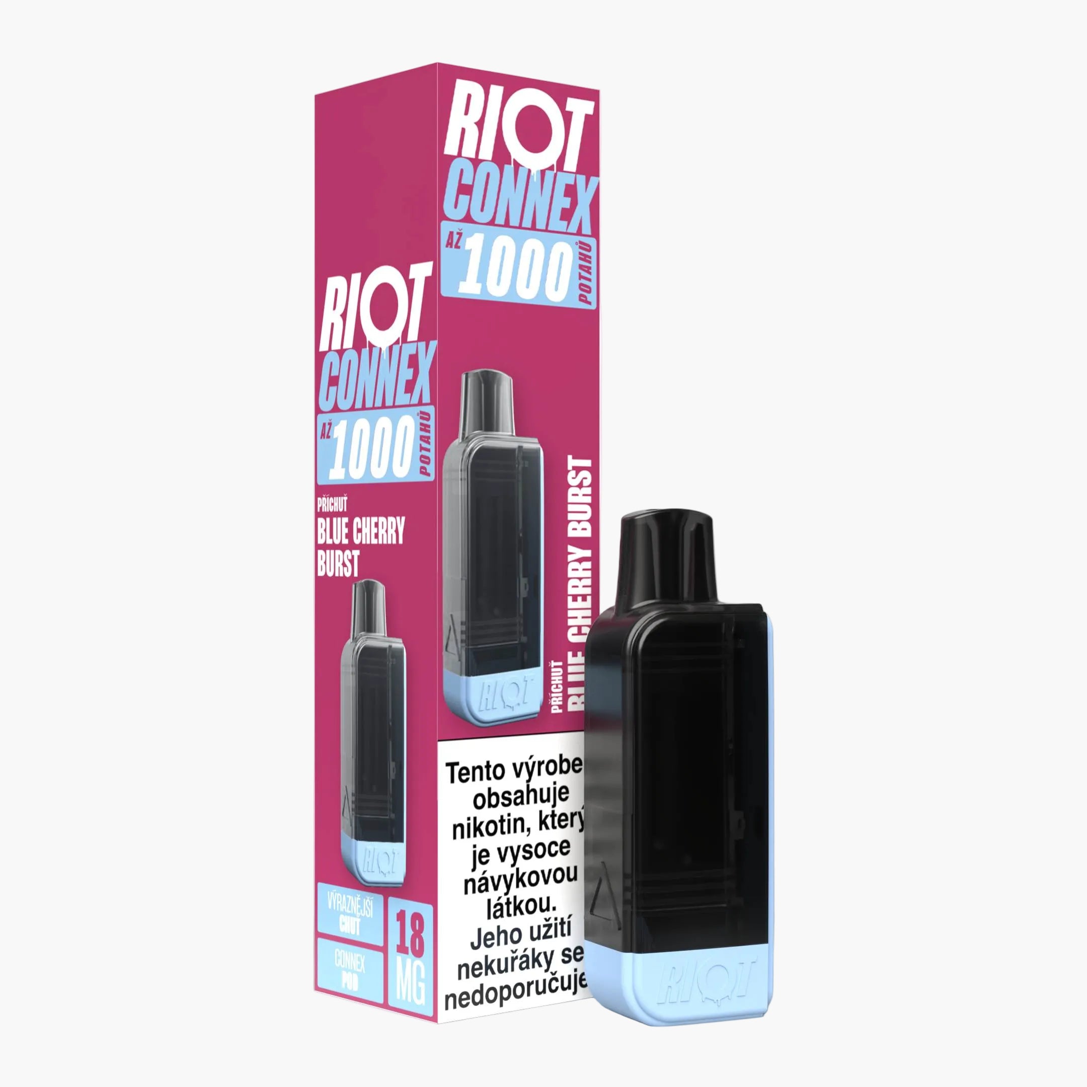 Riot Connex 1000 Blue Cherry Burst 18mg 2ml POD