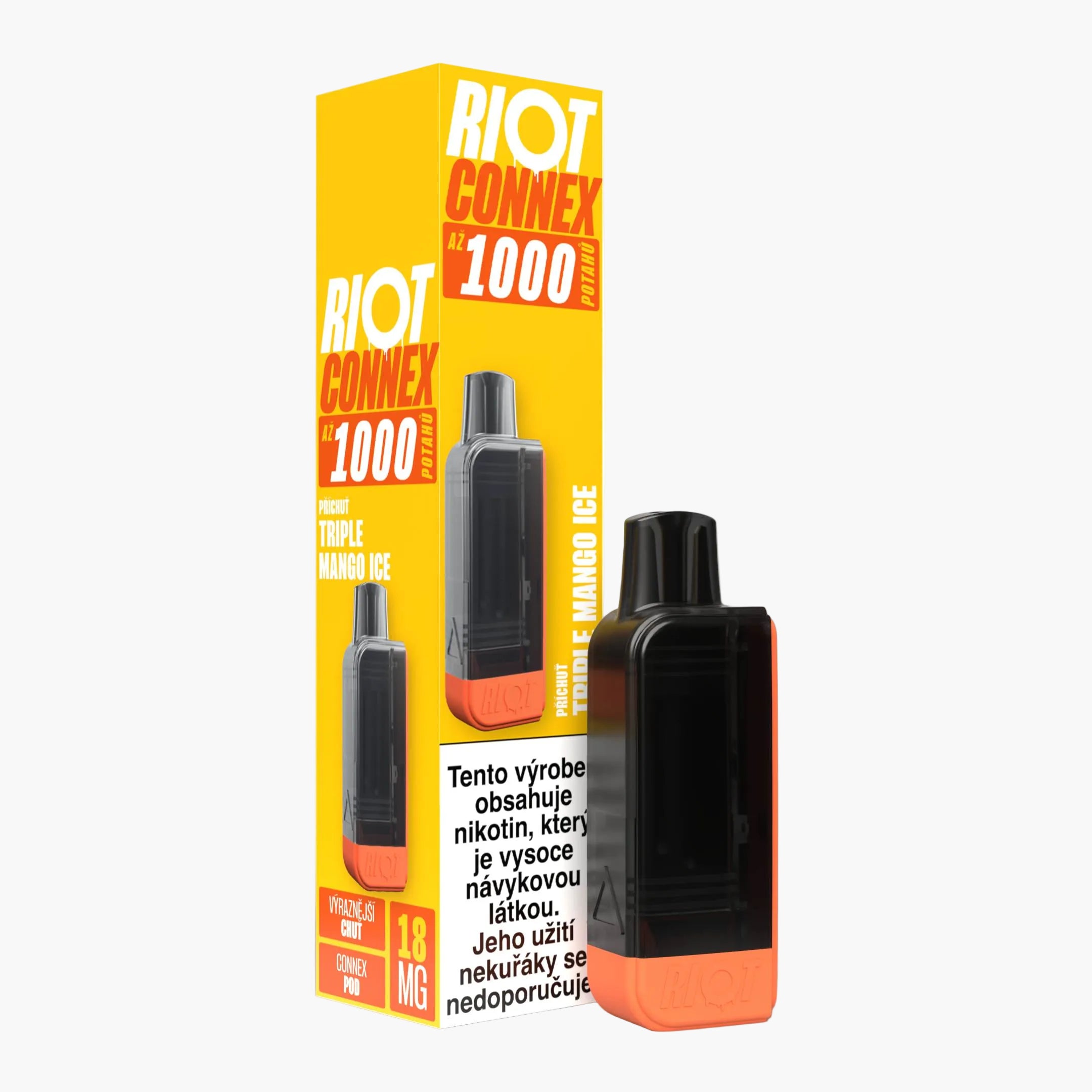 Riot Connex 1000 Triple Mango Ice 18mg 2ml POD
