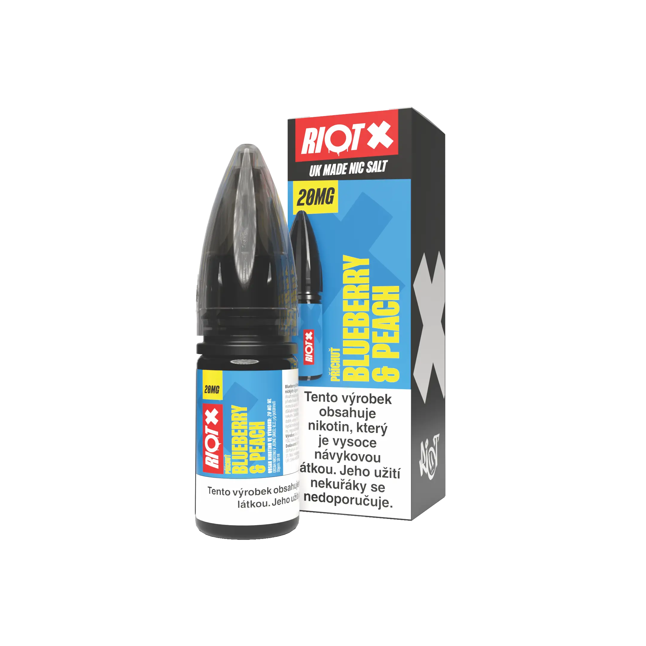 Riot X Blueberry & Peach Fizz 20mg 10ml