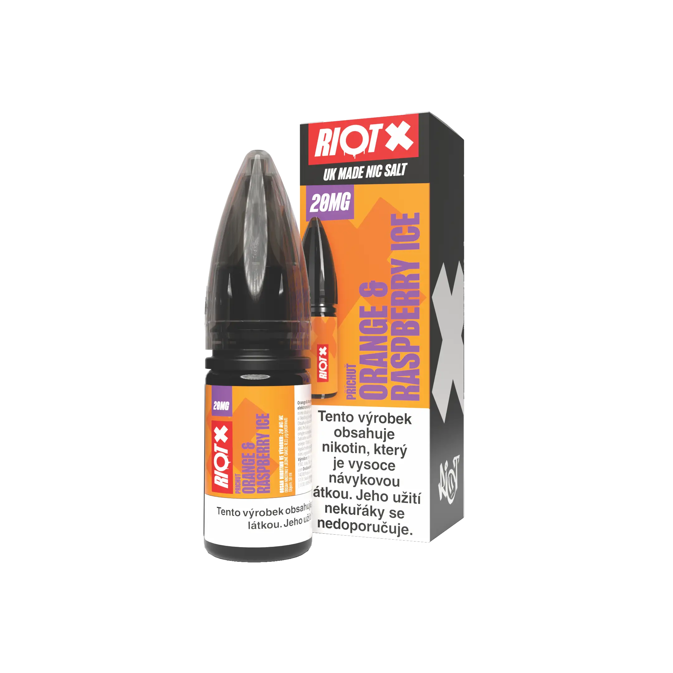 Riot X Orange & Raspberry Ice 20mg 10ml