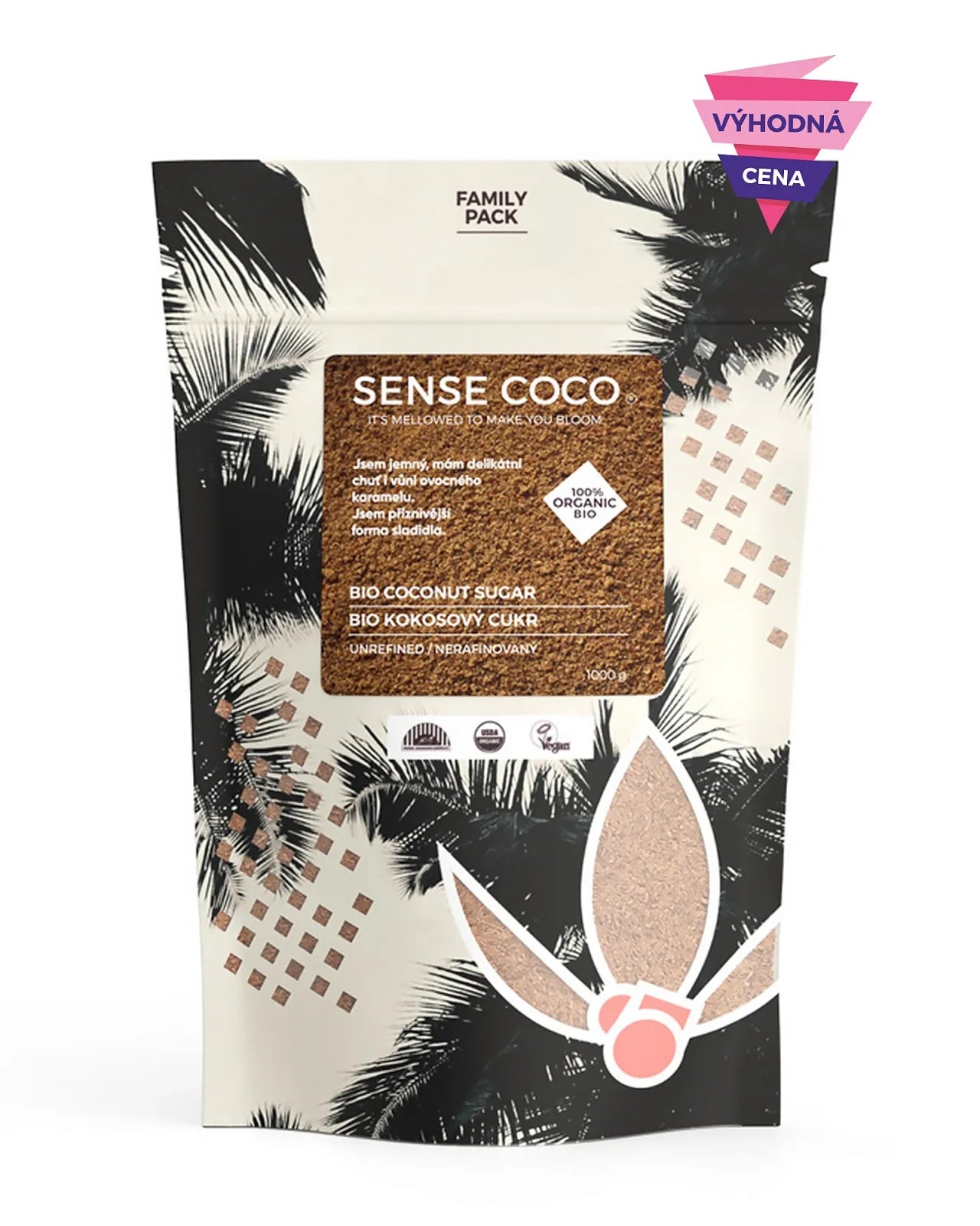 Sense Coco Bio kokosový cukr XXL 1 kg