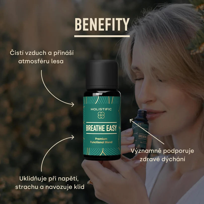 Holistific Breathe easy - směs esenciálních olejů 15 ml