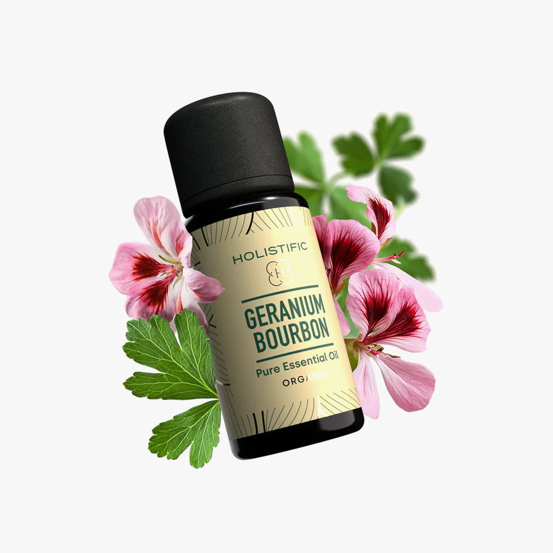 Holistific Geranium Bourbon - esenciální olej 15 ml