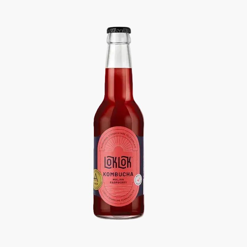 Loklok kombucha Malina 330 ml