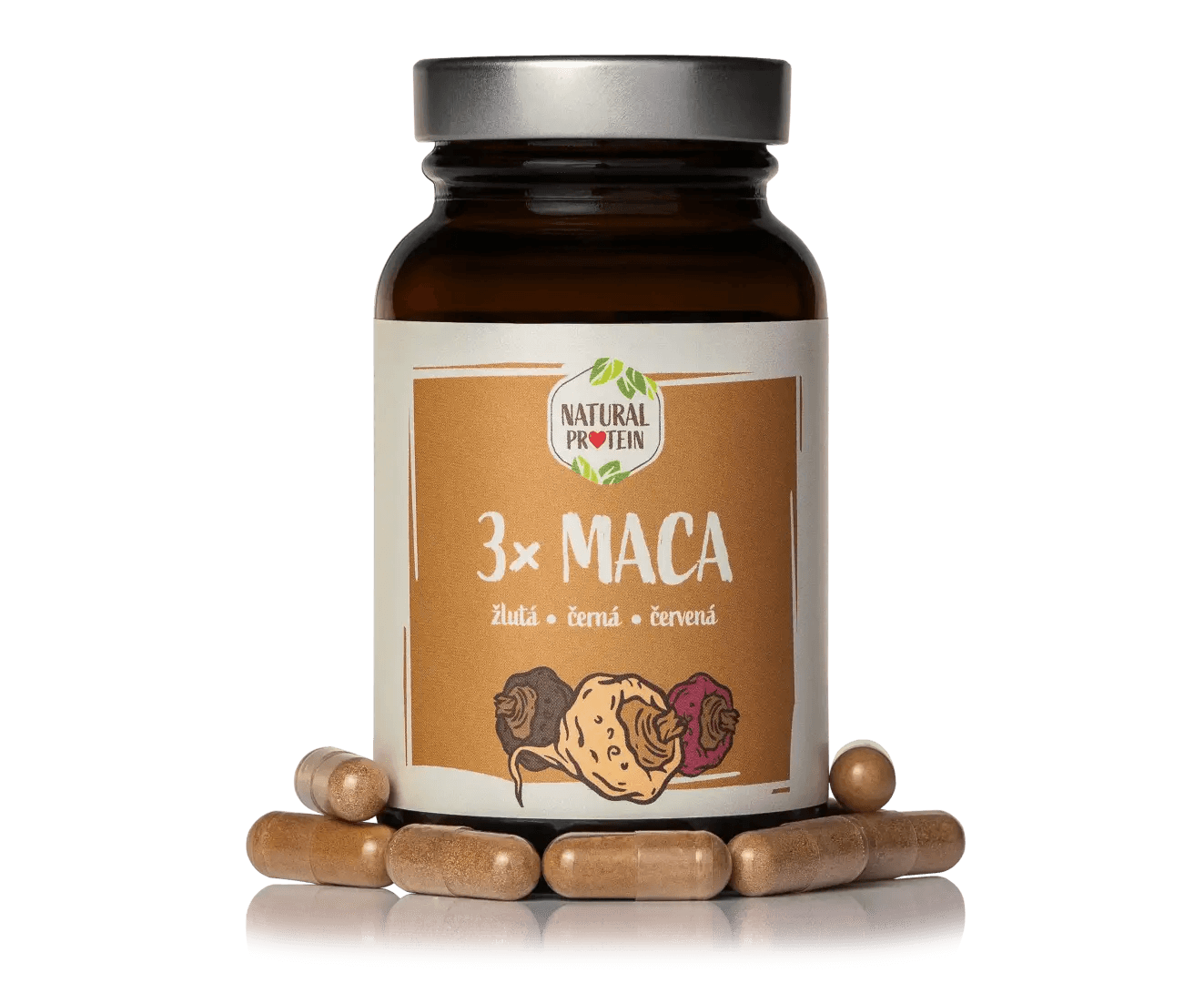 NaturalProtein NaturalProtein 3x Maca (60 kapslí)