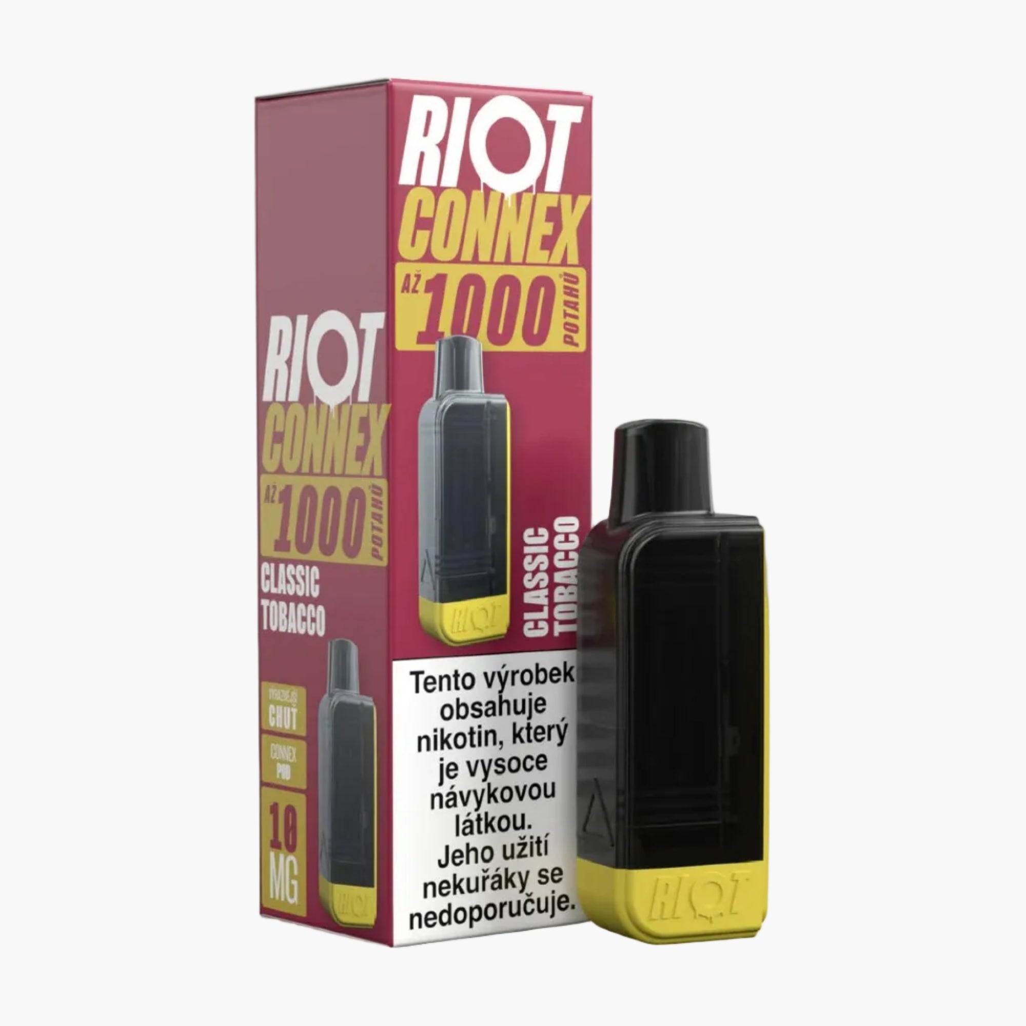 RIOT Connex 1000 POD Classic Tobacco 10 mg