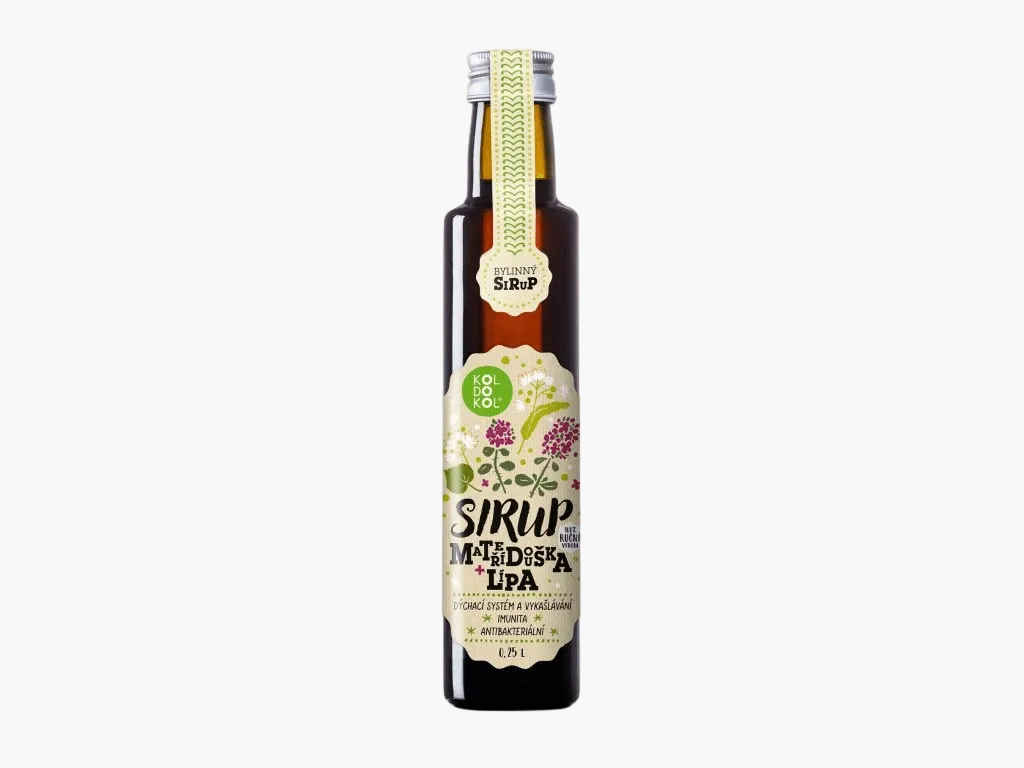 Koldokol Mateřídouška a lípa sirup 250 ml