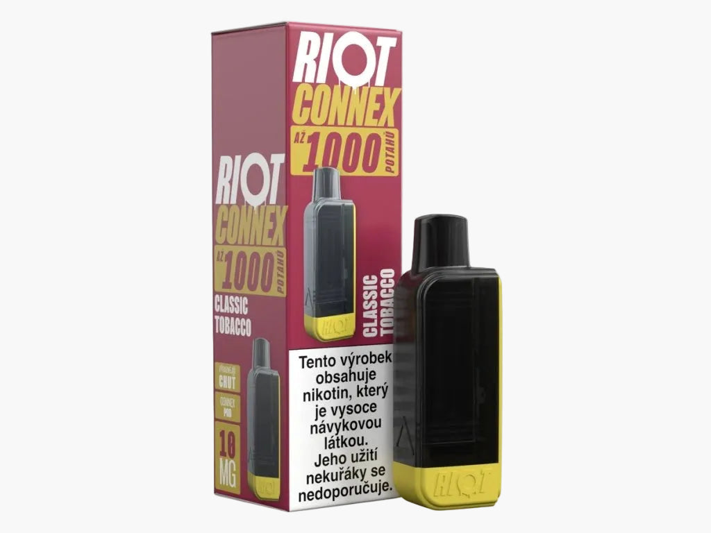 RIOT Connex 1000 POD Classic Tobacco 10 mg