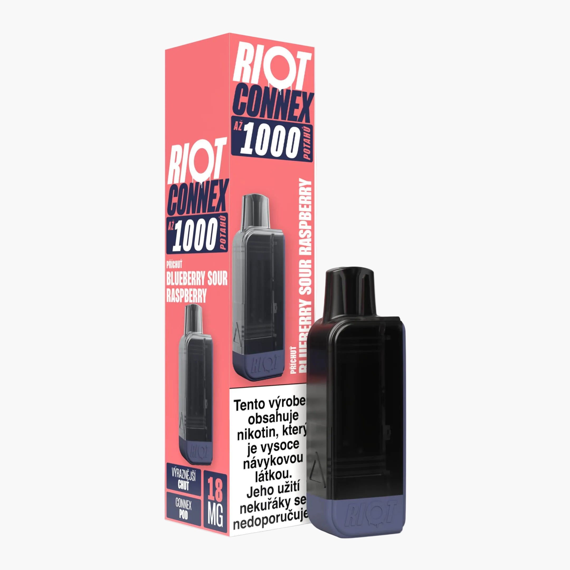 Riot Connex 1000 Blueberry Sour Raspberry 18mg 2ml POD