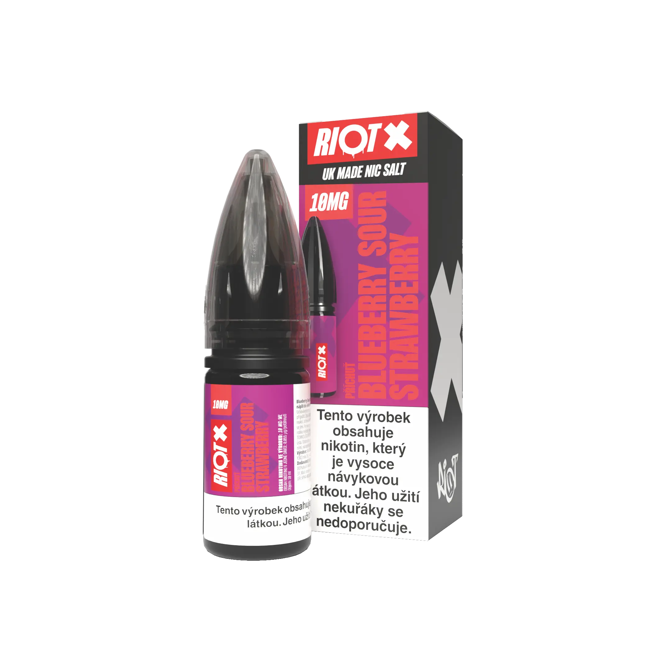 Riot X Blueberry Sour Strawberry 10mg 10ml