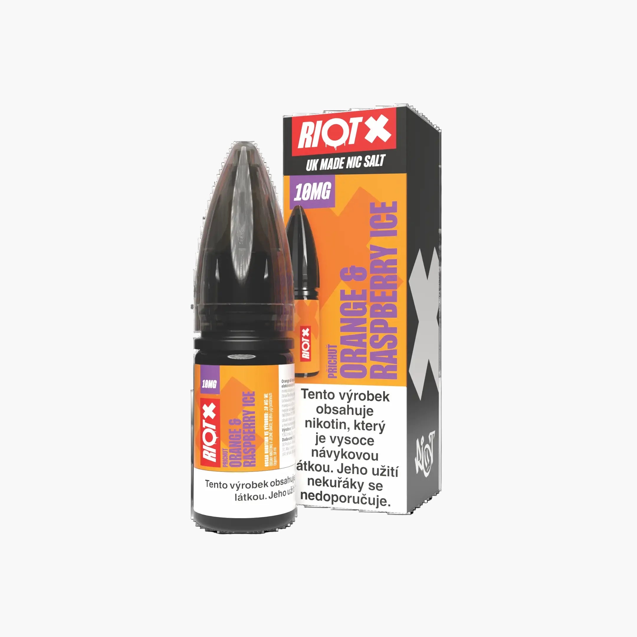 Riot X Orange & Raspberry Ice 10mg 10ml