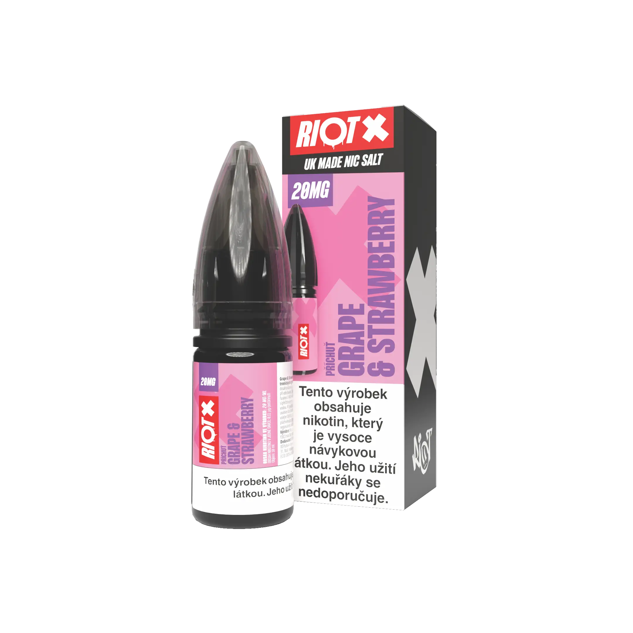 Riot X Grape & Strawberry 20mg 10ml