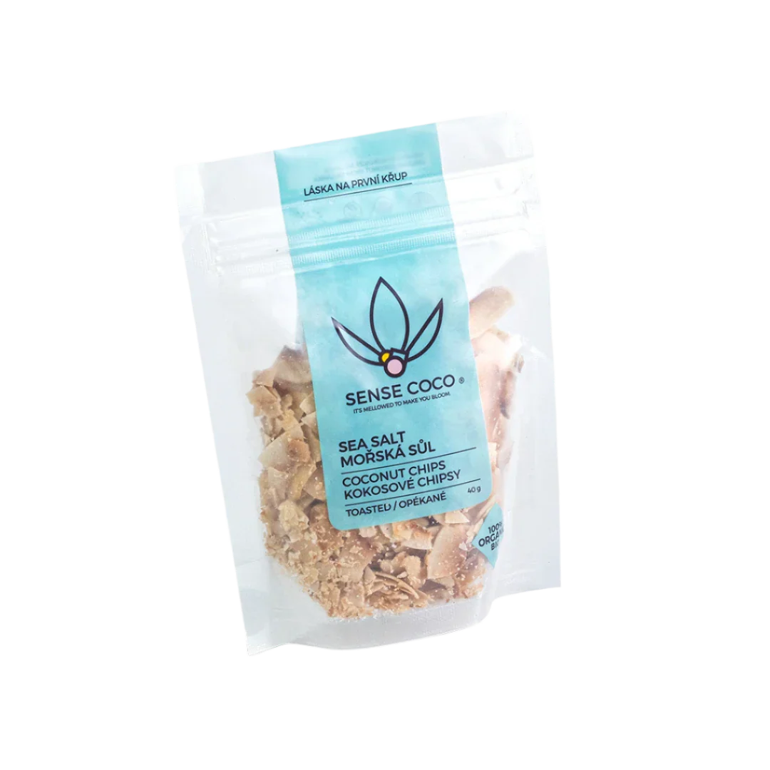 Sense Coco Bio kokosové chipsy slané 40 g