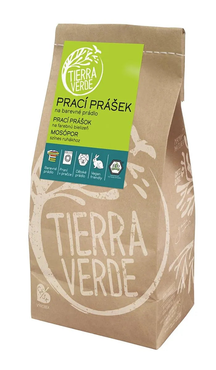 Tierra Verde Prací prášek na barevné prádlo sáček 850 g