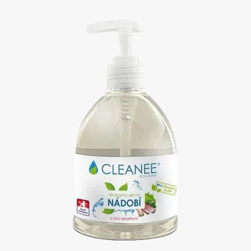 Cleanee EKO gel na nádobí rebarbora 500 ml