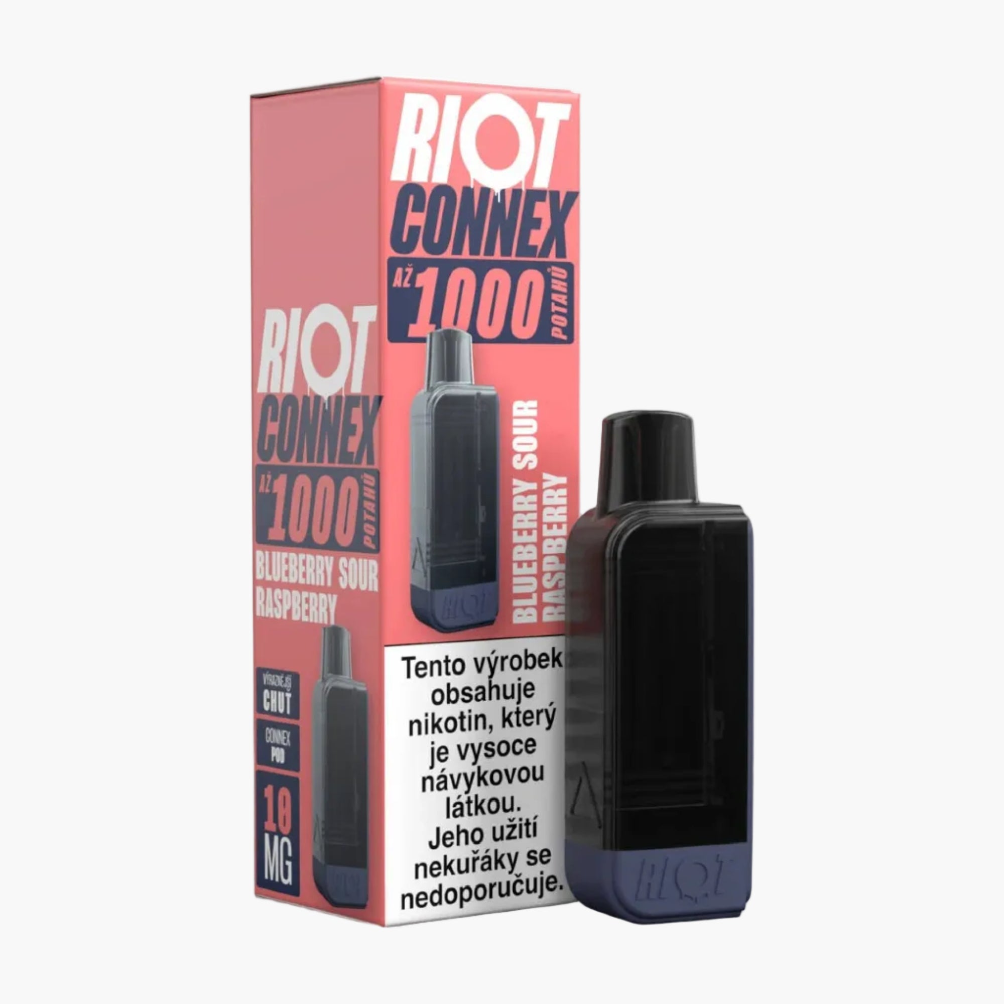 RIOT Connex 1000 POD Blueberry Sour Raspberry 10 mg