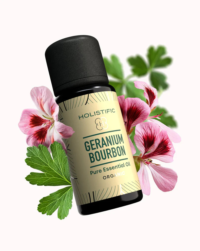 Holistific Geranium Bourbon - esenciální olej 5 ml